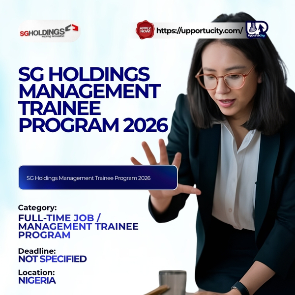 SG Holdings Management Trainee Programme 2026 for Young Professionals