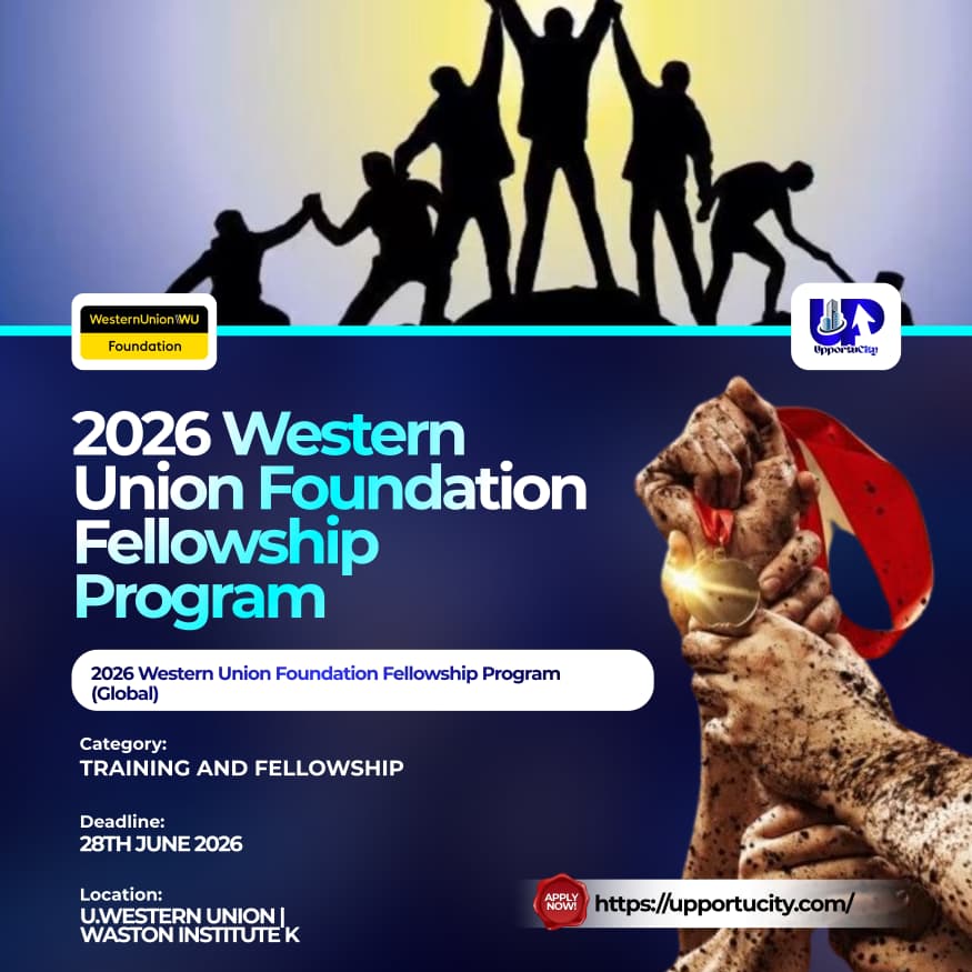 2026 Western Union Foundation Fellowship Program (Global)