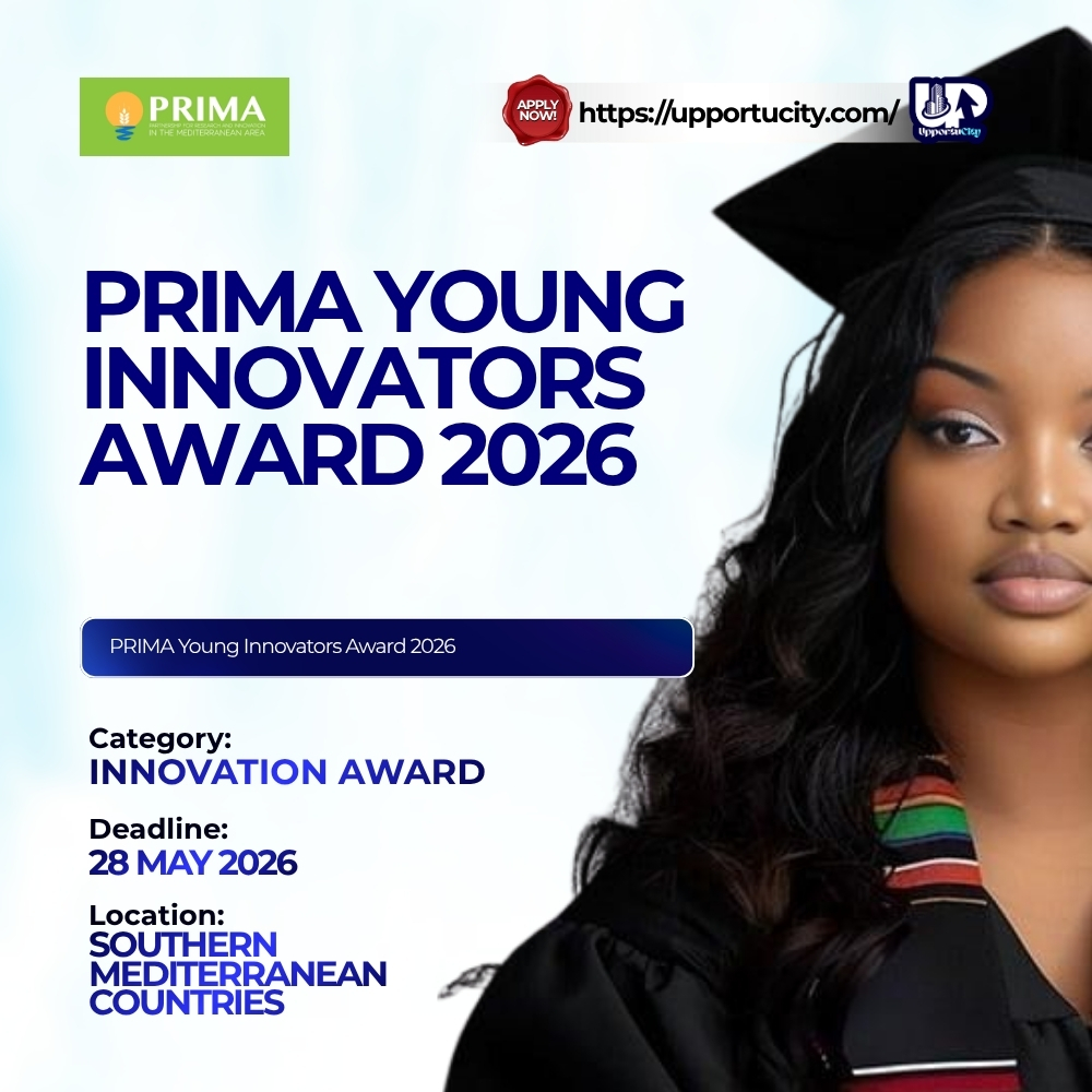 PRIMA Young Innovators Award 2026 | Innovation Award for Young Innovators in the Mediterranean