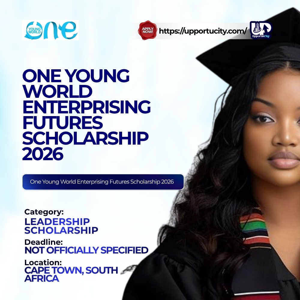 One Young World Enterprising Futures Scholarship 2026 | Fully Funded Leadership Scholarship in South Africa