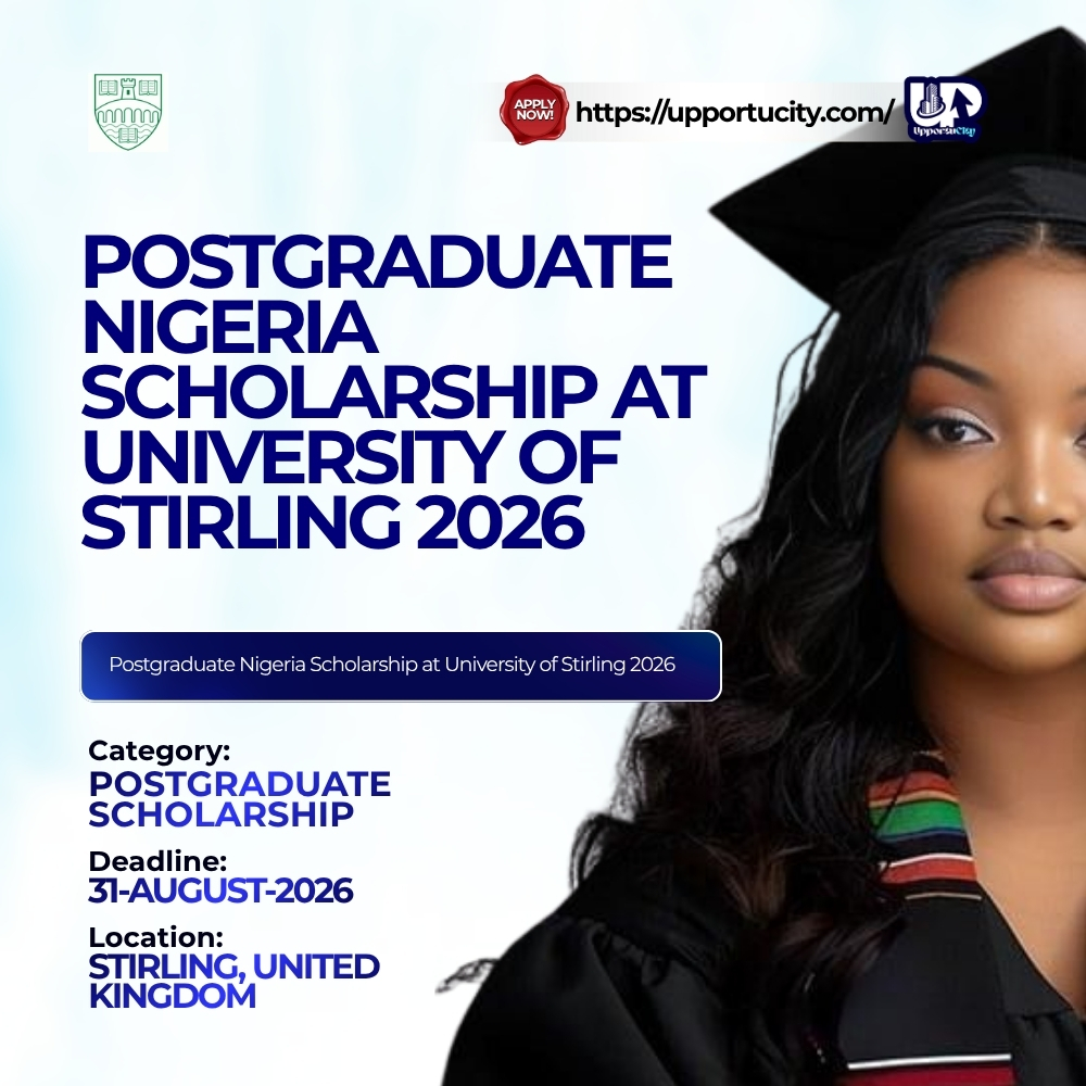 Postgraduate Nigeria Scholarship at University of Stirling 2026