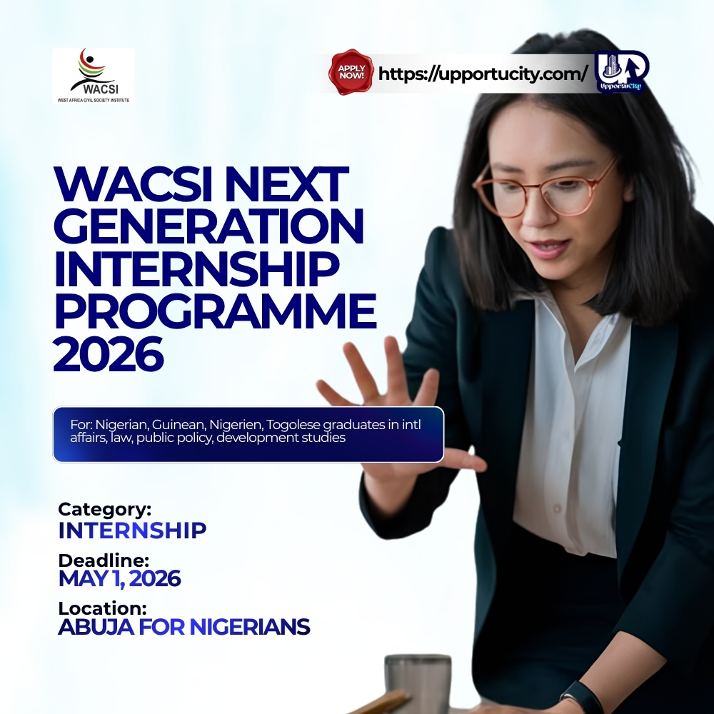 WACSI Next Generation Internship Programme 2026
