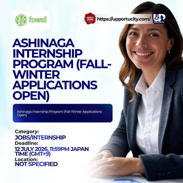  Ashinaga Internship Program (Fall-Winter Applications Open) 